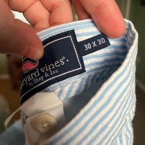Vineyard Vines Blue SearSucker Trousers